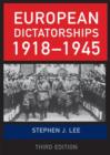 Image for European dictatorships, 1918-1945