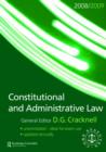 Image for Constitutional and Administrative Law Statutes