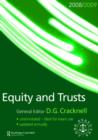Image for Equity and trusts statutes 2008-2009