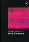 Image for Critical Readings in Translation Studies