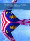 Image for Politics in Malaysia  : the Malay dimension