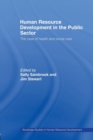 Image for Human resource development in the public sector  : the case of health and social care