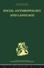 Image for Social Anthropology and Language