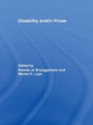 Image for Disability and/in Prose
