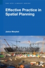 Image for Effective practice in spatial planning