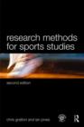 Image for Research Methods for Sports Studies