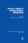 Image for Social crisis and educational research
