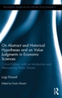 Image for On abstract and historical hypotheses and on value-judgments in economic sciences