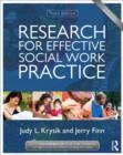 Image for Research for Effective Social Work Practice