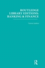 Image for Routledge Library Editions: Banking &amp; Finance