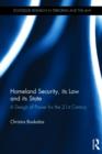 Image for US counter-terrorism law and policy  : homeland security