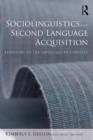 Image for Sociolinguistics and second language acquisition  : learning to use language in context