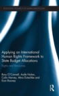 Image for Applying an international human rights framework to state budget allocations  : rights and resources