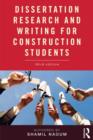 Image for Dissertation research &amp; writing for construction students