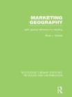 Image for Marketing Geography (RLE Retailing and Distribution)