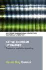 Image for Native American Literature : Towards a Spatialized Reading