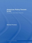 Image for American Policy Toward Israel