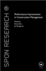 Image for Performance improvement in construction management