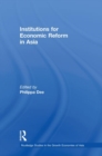 Image for Institutions for Economic Reform in Asia