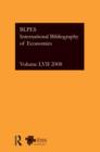 Image for IBSS: Economics: 2008 Vol.57 : International Bibliography of the Social Sciences