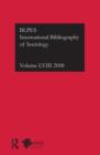 Image for IBSS: Sociology: 2008 Vol.58