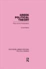 Image for Greek Political Theory (Routledge Library Editions: Political Science Volume 18)