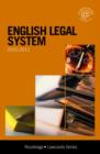 Image for English Legal System Lawcards