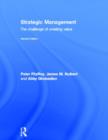 Image for Strategic management  : the challenge of creating value