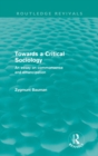 Image for Towards a critical sociology  : an essay on commonsense and emancipation