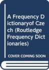 Image for A Frequency Dictionaryof Czech