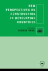 Image for New Perspectives on Construction in Developing Countries