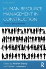 Image for Human resource management in construction  : critical perspectives