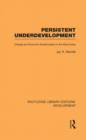 Image for Persistent underdevelopment  : change and economic modernization in the West Indies