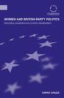 Image for Women and British party politics  : descriptive, substantive and symbolic representation