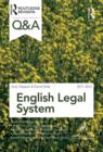 Image for Q&amp;A English legal system 2011-2012