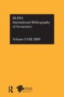 Image for IBSS: Economics: 2009 Vol.58 : International Bibliography of the Social Sciences