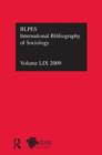 Image for IBSS: Sociology: 2009 Vol.59