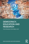 Image for Democracy, education and research  : the conditions of social change