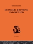 Image for Economic Doctrine and Method
