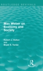 Image for Max Weber on Economy and Society (Routledge Revivals)