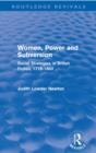 Image for Women, power and subversion  : social strategies in British fiction, 1778-1860