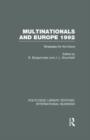 Image for Multinationals and Europe 1992 (RLE International Business)