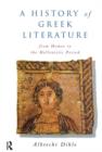 Image for History of Greek Literature