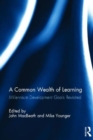 Image for A common wealth of learning  : millennium goals revisited
