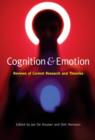 Image for Cognition &amp; emotion  : reviews of current research and theories
