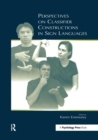 Image for Perspectives on classifier constructions in sign languages