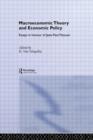 Image for Macroeconomic Theory and Economic Policy : Essays in Honour of Jean-Paul Fitoussi