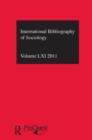 Image for IBSS: Sociology: 2011 Vol.61