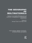 Image for The Geography of Multinationals (RLE International Business)