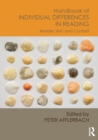 Image for Handbook of individual differences in reading  : reader, text, and context
